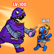恐怖进化紫色怪物游戏