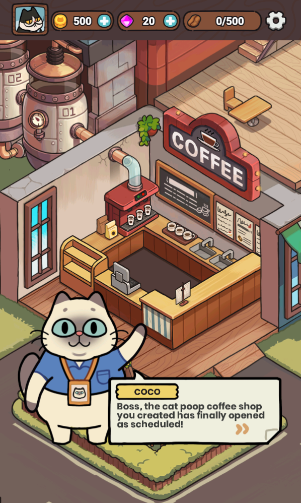 我的完美猫屎咖啡店游戏图1