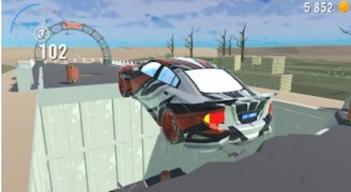 汽车下降冲刺模拟游戏