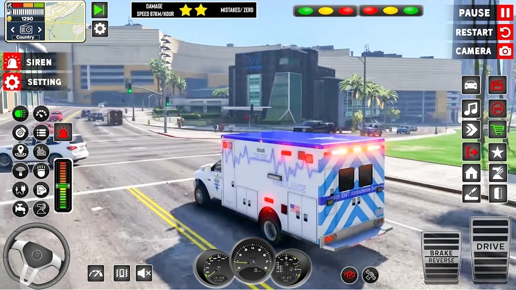 US紧急救护车3D游戏(us emergency ambulance game 3d)