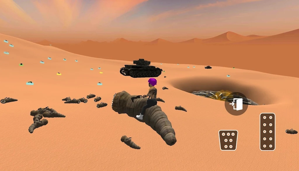 沙漠沙丘机器人游戏(Desert: Dune Bot)第3张截图