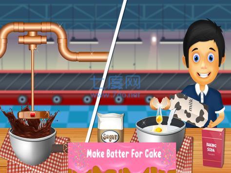 生日巧克力蛋糕工厂面包店厨师游戏图3