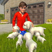 虚拟宠物家庭狗游戏3D