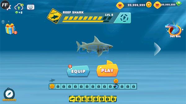 饥饿鲨9999999金币和999999钻石图2