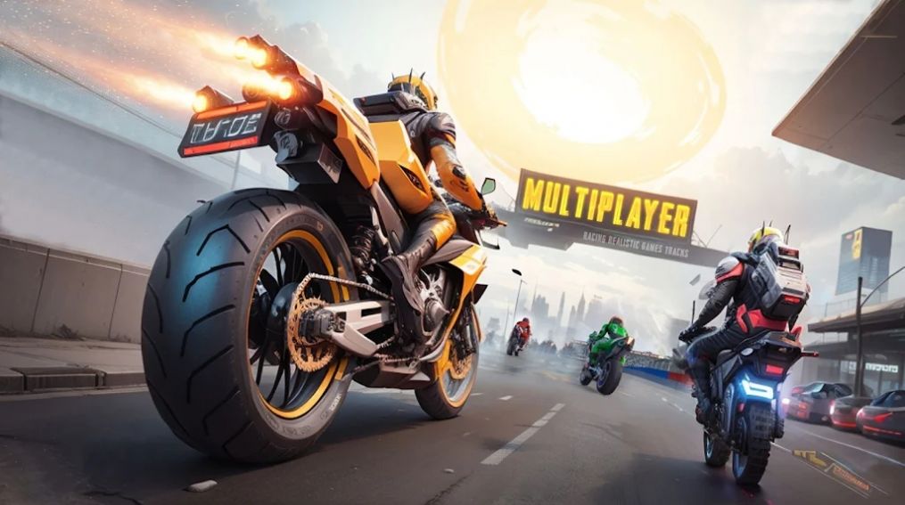 终极多人摩托车竞速游戏MultiplayerBikeRacingGames截图3