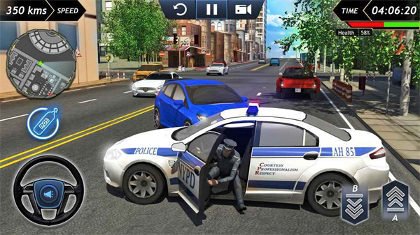 犯罪城警车模拟器截图4