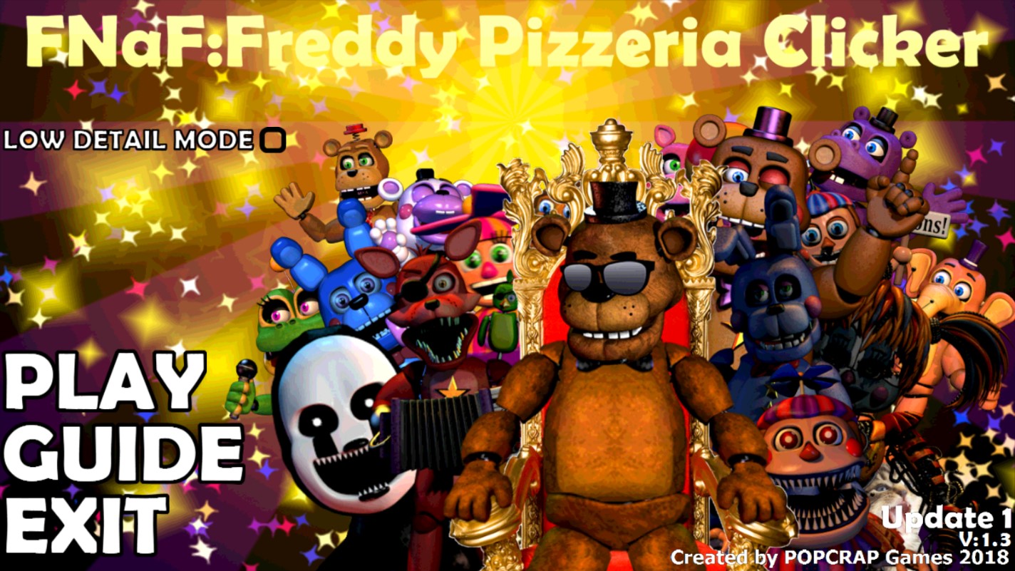 玩具熊的午夜后宫披萨店模拟器小游戏官方版FNaFFreddyPizzeriaClicker