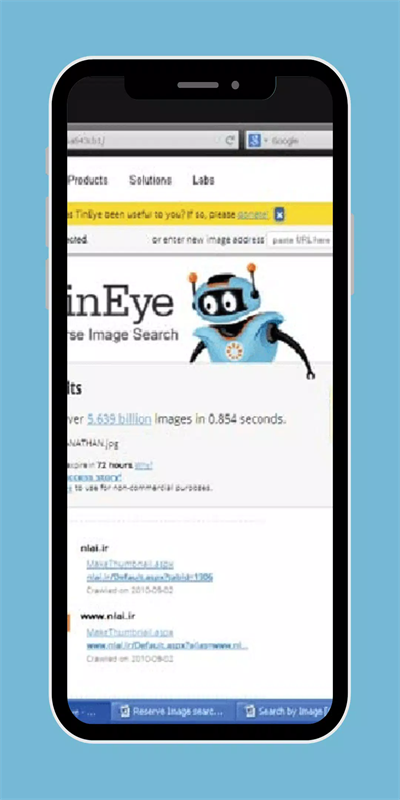Tineye App Walkthrough