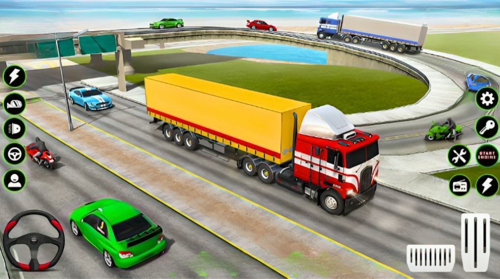 黄金色的卡车模拟器Gold Transport Truck Simulator图3