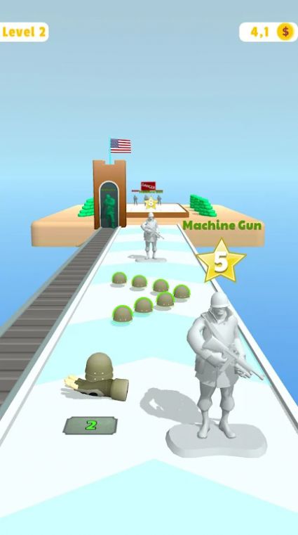 战斗合并士兵跑酷游戏(Battle Merge Run 3D)