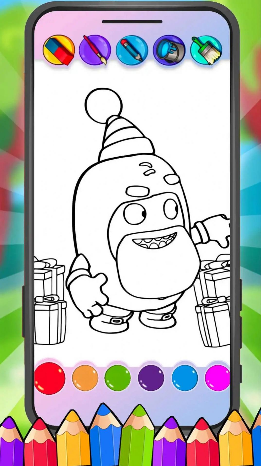  Oddbods Coloring Game