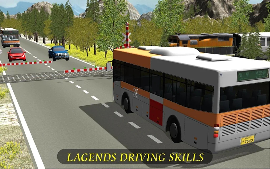 驾驶豪华巴士模拟器3D(Drive Luxury Bus Simulator 3D)图1