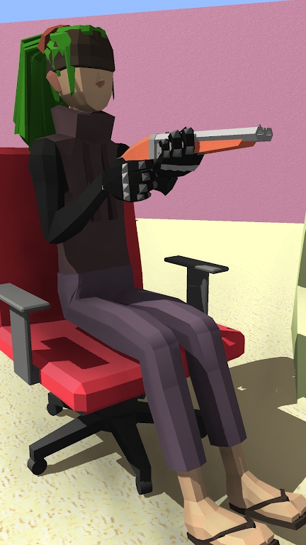 椅子枪炮射手游戏图2