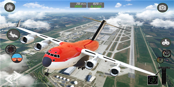 真实飞机模拟驾驶游戏