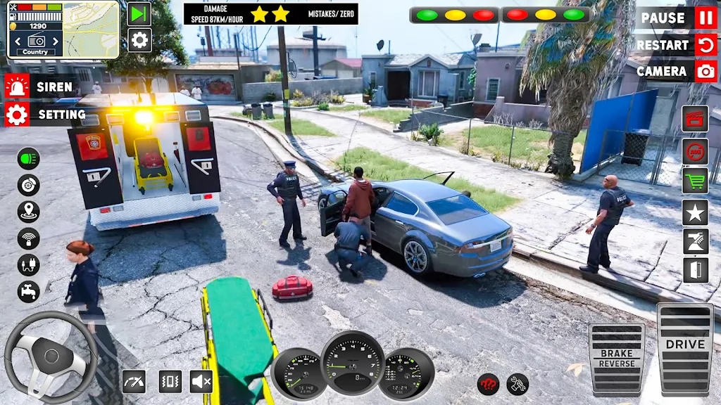 US紧急救护车3D游戏(us emergency ambulance game 3d)