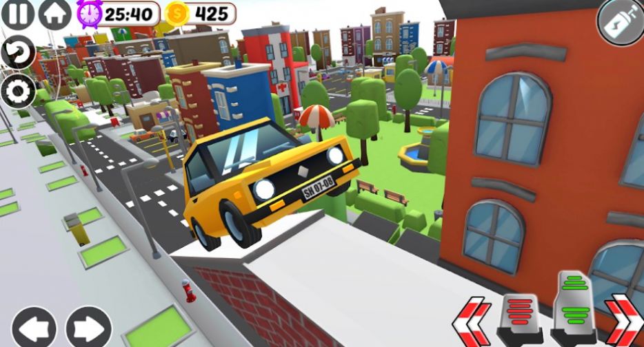 卡通汽车特技驾驶狂飙游戏(Toon Car Stunts Driving Games)