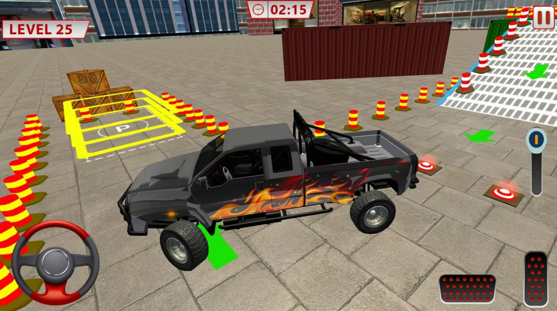 SUV轿车停车3D图2