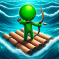 海洋战争木筏生存游戏(Ocean War: Raft Survival 3D)