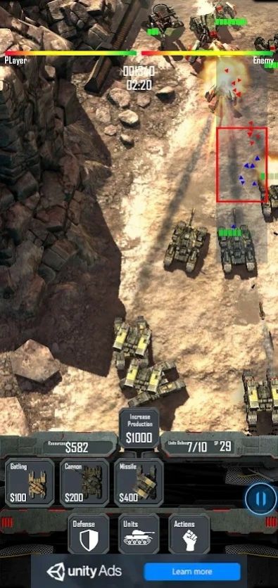 机甲前线突击坦克RTS游戏安卓版截图2