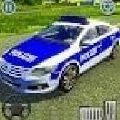 现代警车停车场3D(Modern Police Car Parking 3D)