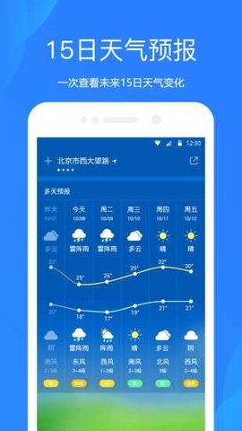 OPPO天气预报app