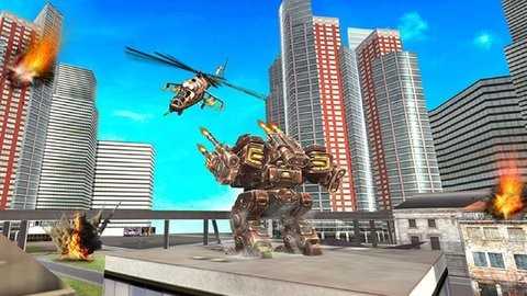 武装直升机机器人模拟器图1