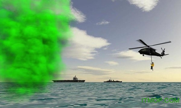 航空母舰直升机模拟