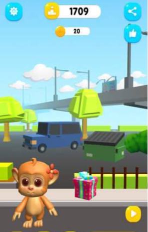 猴子跑酷游戏