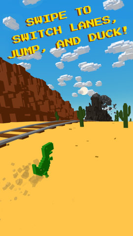 恐龙穿越沙漠游戏