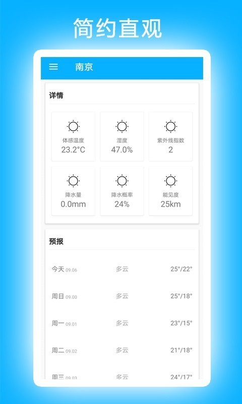 小卓天气app图2