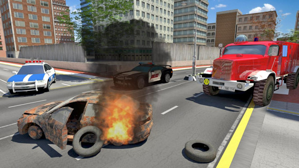 消防卡车模拟器截图1