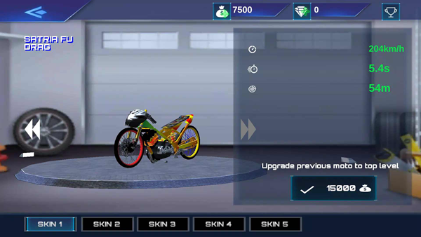 阻力改装摩托车游戏截图3