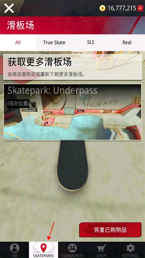 真实滑板游戏中文版下载截图3
