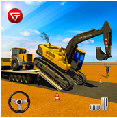 运输游戏:重型挖掘机