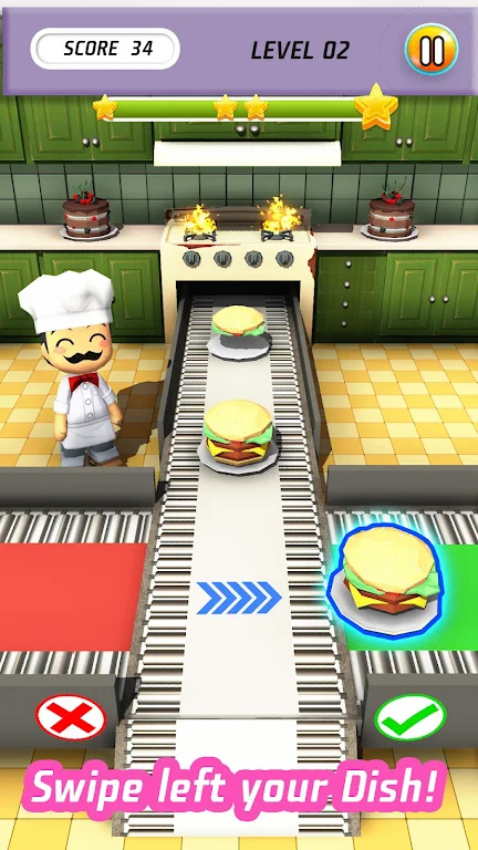 食物狂热汉堡蛋糕游戏图2