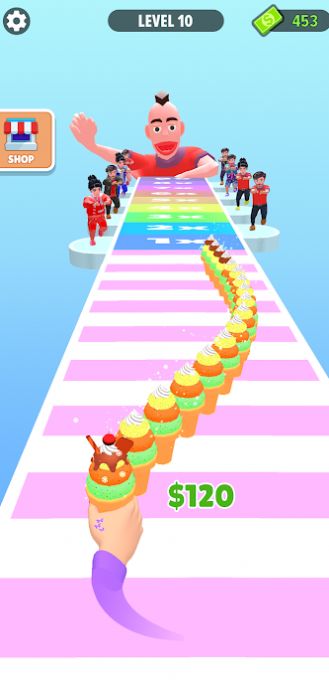 冰淇淋堆叠跑（Ice Cream Stack Games Runner）图3