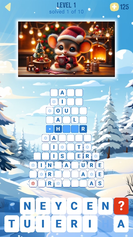 冬日物语单词拼图游戏图2