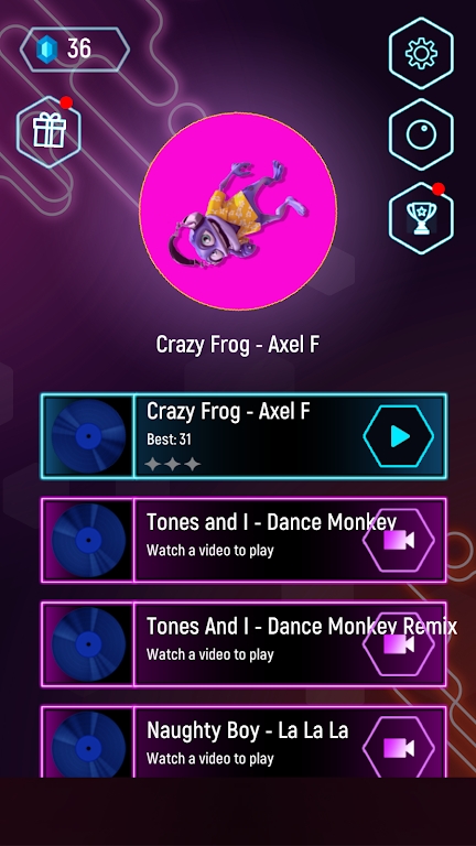 疯狂青蛙跳瓦片游戏