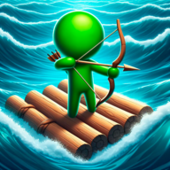 海洋战争木筏生存游戏图标