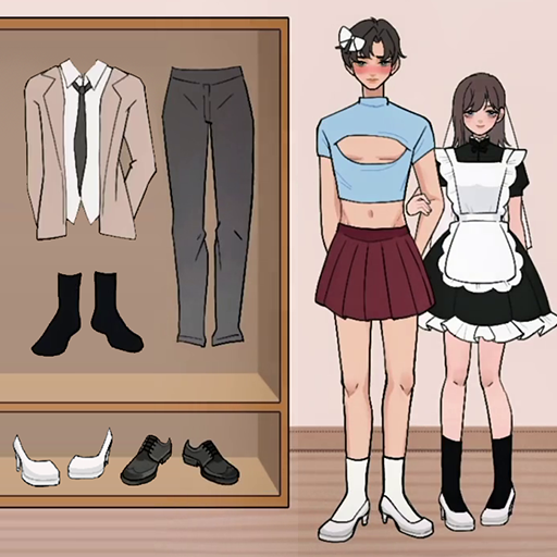 动漫女子学校装扮(Anime Girls School Dress Up)图标