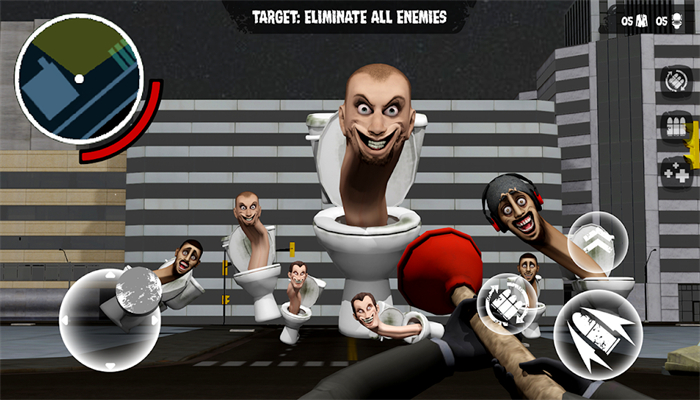 Skbidi Toilet War: FPS Shooter图3